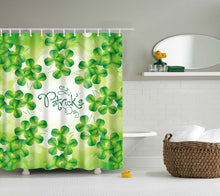 Load image into Gallery viewer, Waterproof Polyester fabric 3D Bath curtain forest for Bathroom curtain Green Plant beach Shower curtain Long 180*200cm