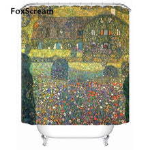 Load image into Gallery viewer, Gustav Klimt Shower Curtain Bath Curtains For Bathroom Waterproof Curtain Shower Frabic Bath Home Decor Shower Curtains or Mat