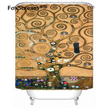 Load image into Gallery viewer, Gustav Klimt Shower Curtain Bath Curtains For Bathroom Waterproof Curtain Shower Frabic Bath Home Decor Shower Curtains or Mat