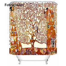 Load image into Gallery viewer, Gustav Klimt Shower Curtain Bath Curtains For Bathroom Waterproof Curtain Shower Frabic Bath Home Decor Shower Curtains or Mat
