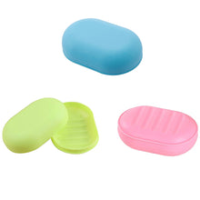 Load image into Gallery viewer, Simple Portable Travel Soap Dish Box Case Holder Container Bathroom Shower Outdoor Home  11 * 8cm