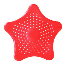 Load image into Gallery viewer, Bathroom kitchen Accessories Drain Star Hair Catcher Bath Stopper Plug Sink Strainer Filter Shower cocina