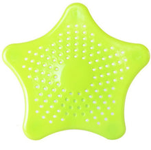 Load image into Gallery viewer, Bathroom kitchen Accessories Drain Star Hair Catcher Bath Stopper Plug Sink Strainer Filter Shower cocina