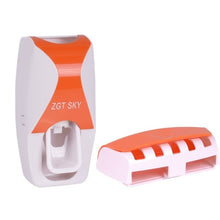 Load image into Gallery viewer, Convenient Toothbrush Holder Multi-function Save Space Toothbrush Toothpaste Bathroom Accessories Durable Toothpaste Dispenser